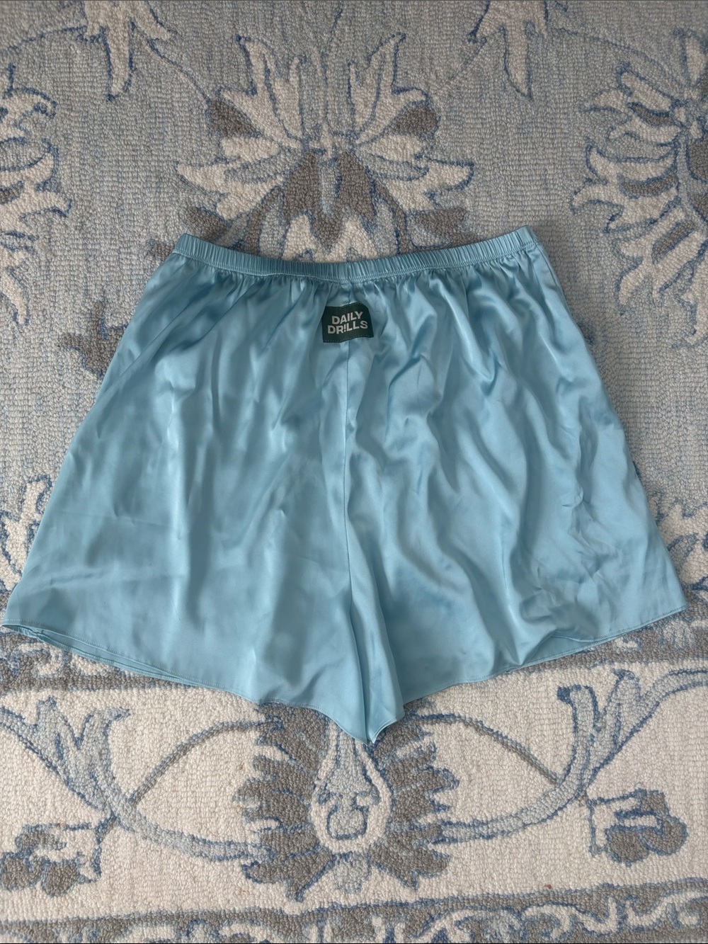 Daily Drills Light Blue High-Waist Women's Shorts